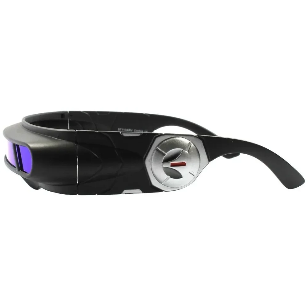 Blue Mirrored Lens X-Men Cyclops Kids Fun Cosplay Costume Visor Sun Glasses